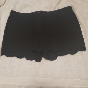 Scalloped shorts
